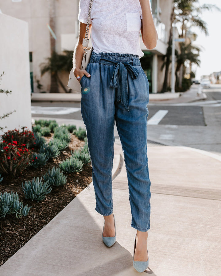 Lässige Damen Denim Hose für jeden Anlass