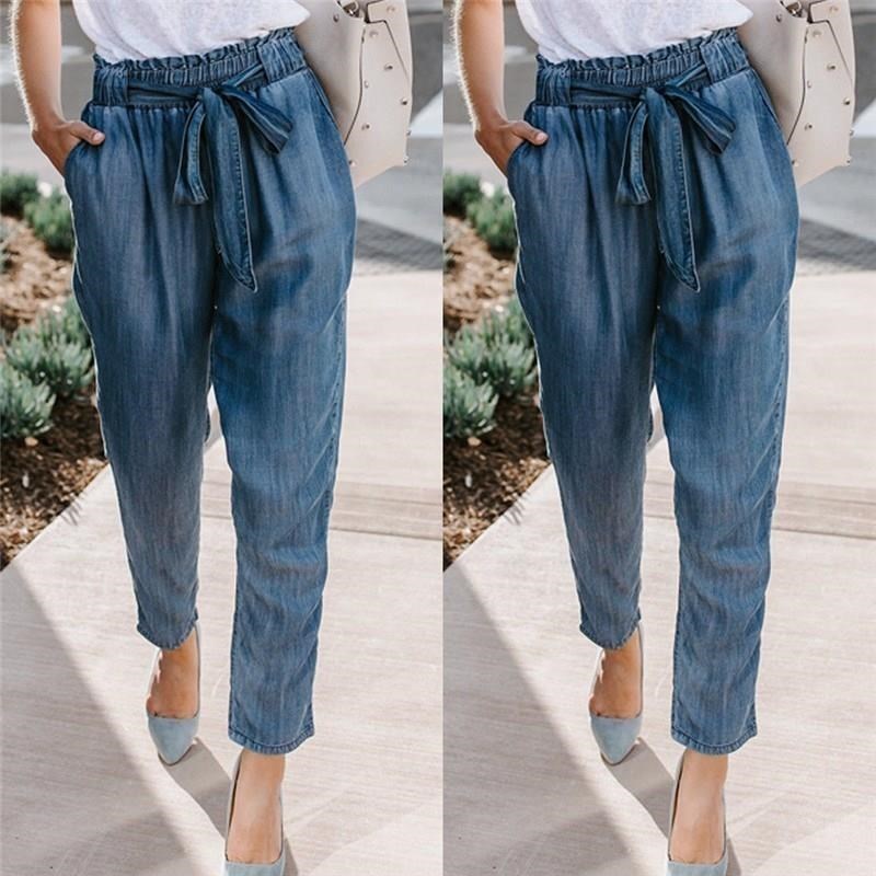 Lässige Damen Denim Hose für jeden Anlass