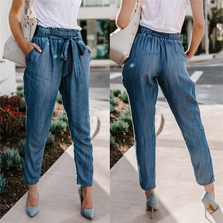 Lässige Damen Denim Hose für jeden Anlass