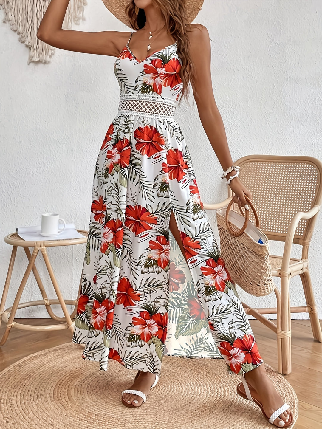 Elegantes ärmelloses Damen Kleid für Frühling & Sommer