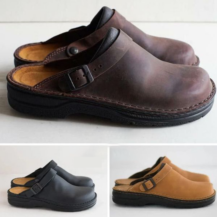 Ergonomische unisex Leder Clogs für maximalen Komfort jeden Tag