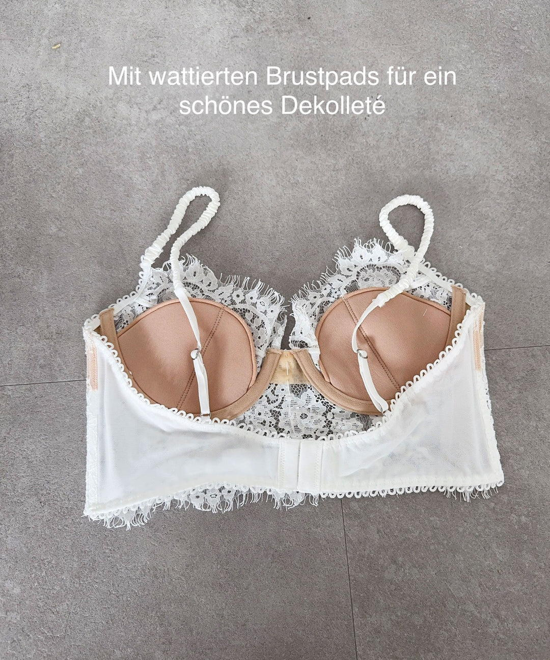 Damen Bralette Audra Weiß